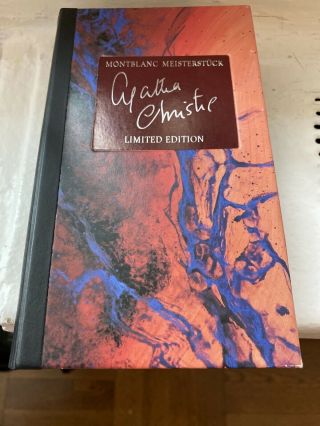 Montblanc Agatha Christie Limited Edition Ballpoint Pen W/ Orig Box