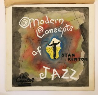 Painting Stan Kenton Modern Concepts Of Jazz Capitol Concept Album Art Presents