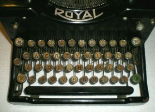 Vintage Royal Model No.  10 Typewriter - 1924 - - Estate Find 2