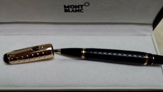 Montblanc Boheme Series: Guilloche Onyx Gold Pen