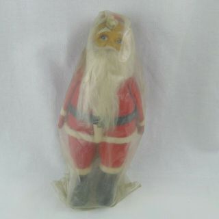Vintage Christmas Santa Claus Doll The Junior Co.  Japan 11 In.  1960s