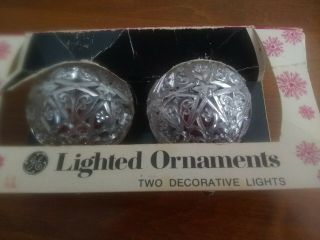 Vintage General Electric Ge Lighted Bulbs Christmas Lights C7 &