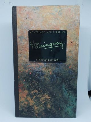 MONTBLANC Meisterstuck Ernest Hemingway Writers Limited Edition Ballpoint Pen 2