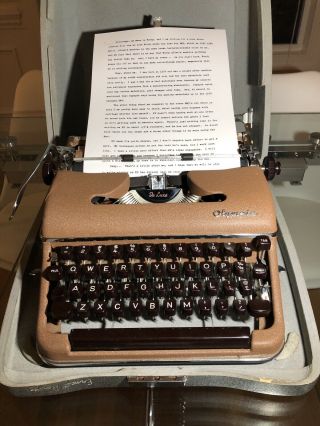 1958 Olympia Sm3 / Meet Woody / Read Review / Same Model/color As Woody Allen 