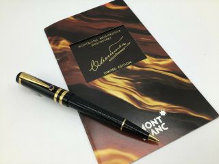 Montblanc Writers Edition Fyodor Dostoevsky Mechanical Pencil Black W/ Gold Trim