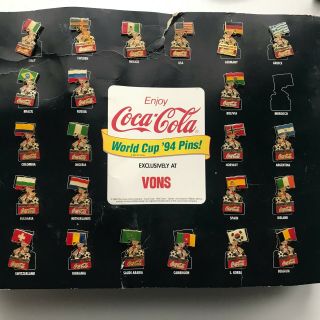 1994 Coca Cola Set Of Soccer World Cup 94 