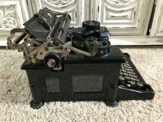 Vintage Royal Model 10 Typewriter w/ Beveled Glass Sides 3