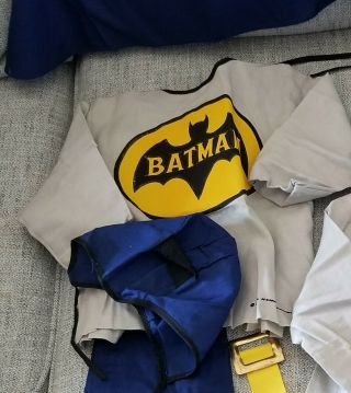 2 Vintage Ben Cooper Batman Halloween Costumes Kid Sizes 2 - 4,  4 - 6