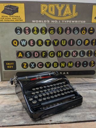 Cleaned/serviced 1938 Smith Corona Standard Portable Typewriter