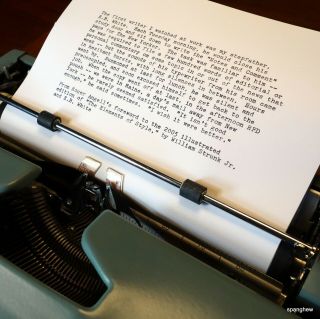 Smith Corona 1968 Sterling Typewriter,  Case,  Ribbon: Perfectly
