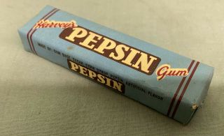 Vintage Antique Nos Pack Of Gum Pepsin E.  C.  Harvey & Sons San Francisco