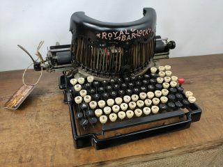 Collectible Desktop Typewriter Columbia Bar Lock 14 - No Risk With