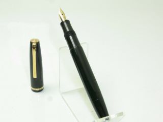 1940´s Italian Tabo Pistonfiller Fountain Pen Flexible 14ct Nib F To Bbb