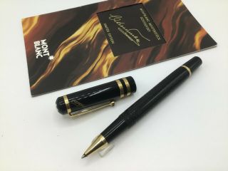 Montblanc Writers Edition Fyodor Dostoevsky Rollerball Pen Black W/ Gold Trim