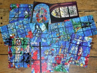 11 Postcards Of The Stained Glass Windows At Chapelle Des Cordeliers Sarrebourg