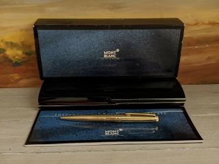 Montblanc Meisterstuck Solitaire Solid 18k 750 Gold 164 Ballpoint Pen