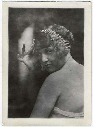Jazz - Age Flapper Bare Shoulders Vintage 1920s Charles Sheldon Fashion Photograph