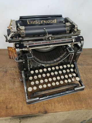 Collectible Typewriter Underwood 2 Wagner From 1900 - No Risk With