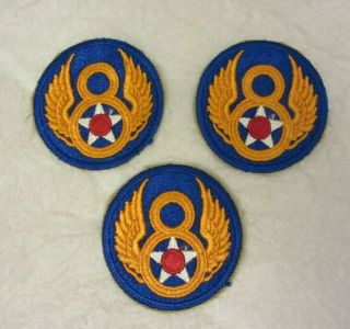 Wwii Us Army Air Force 8th Patch Mighty Eighth European Theater 8 Wing Star