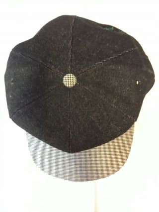 Vintage Pioneer Seed Corn Trucker Hat K Brand Snapback Black With Checked Bill 2