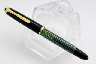 Pelikan Gunther Wagner 400nn - Fountain Pen - Striped Celluloid - 14k Gold Nib - 50 