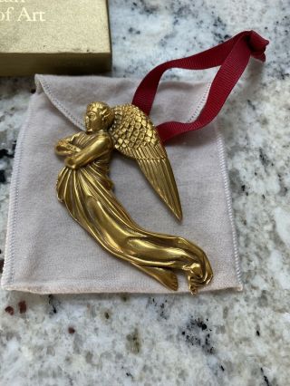 Mma Metropolitan Museum Of Art 24 Karat Gold Plated Angel Christmas Ornament