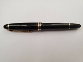 Montblanc Meisterstuck Le Grand Gold Rollerball Pen W/4 Refills