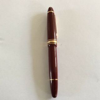 Vintage Montblanc Meisterstuck No.  146 Fountain Pen Maroon 14k Gold Nib 5 3/4 Lo