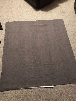 Military Wool Blanket 60 " X 80 " Blanket Made In Usa 80 Wool 20 Synthetic