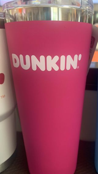 Pink Dunkin Donuts 20oz Stainless Steel Travel Tumbler 2020 Release