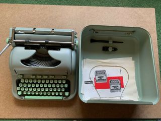 Vintage Hermes 3000 Paillard Products Typewriter Made In Switzerland