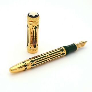 MONTBLANC PATRON OF THE ART PETER THE GREAT 4810 LIMITED GOLD FOUNTAIN PEN 2