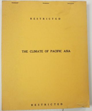 Ww2 Us Army Air Force Book The Climate Of Pacific Asia Restricted