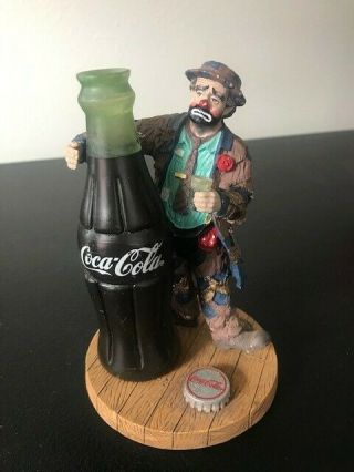 1997 Coca - Cola Emmett Kelly " Big,  Big Taste " Limited Edition 6 " Vintage Figurine