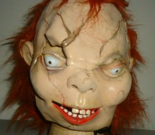 Chuckie Halloween Mask Rubber Full Head Scary Seed Of Chucky 2004