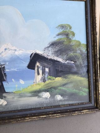 Vintage Landscape Oil Painting Circa Approx 1960’s 3