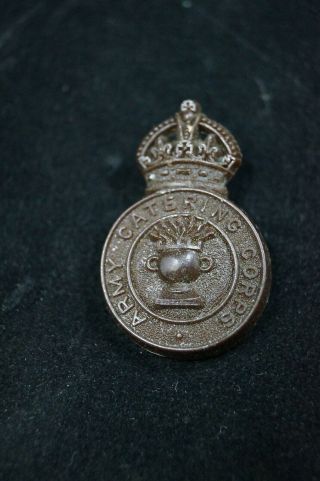 Ww2 Era British Army Catering Corps Economy Cap Badge