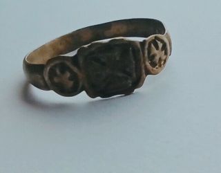 Germany Soldiers Ring Iron Cross Silver Mark 835 Ww2 Wwii Military German War