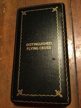 Ww2 Us Military Distinguished Flying Cross Medal Presentation Coffin Box/case