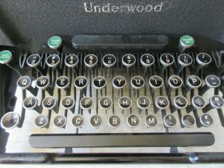 Vintage 1940 ' s Underwood Champion S5331427 - 14 Typewriter 2