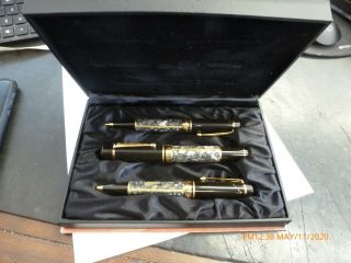 Montblanc Alexandre Dumas Writers Series Set Of Three Limited Edition Never Ink