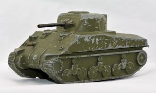 Recognition Model / Toy Us Army M - 4 Sherman Tank Welded Hull By Dale /framburg