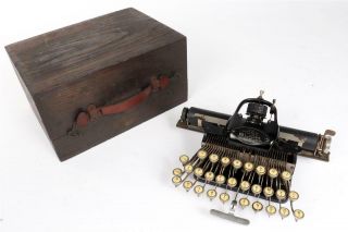 Vintage C1911 " The Home Blick " Portable Typewriter With Case 793