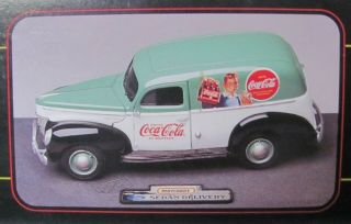 Coca - Cola 1940 Ford Sedan Delivery Van 1:18 Scale Die - Cast (1999) Matchbox