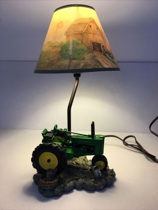 John Deere Tractor Table Lamp 1999