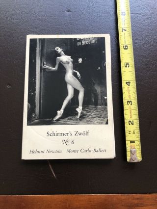 Helmut Newton,  Monte Carlo - Ballet - 12 Postcard Booklet - 1993 Schirmer/mosel