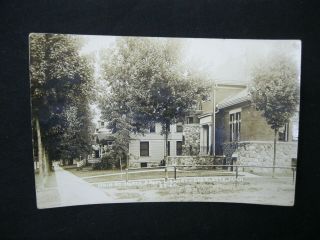 Fabulous 1916 Postcard Real Photo Main Street Charlotte Michigan Mi 32