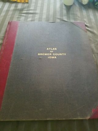 Atlas Of Bremer County Iowa 1917 18 " ×16 " Shape For Age