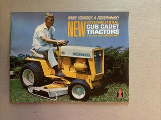 Ih Cub Cadet Tractors Brochure (mod 71,  102 And 122)