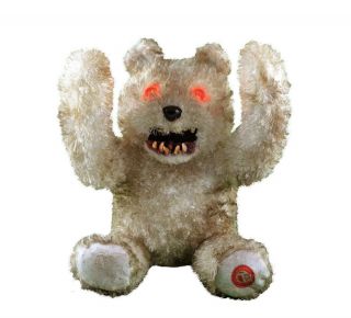 Spirit Halloween Peek - A - Boo Bear Prop Haunted Doll Decoration Evil Spirit Scary